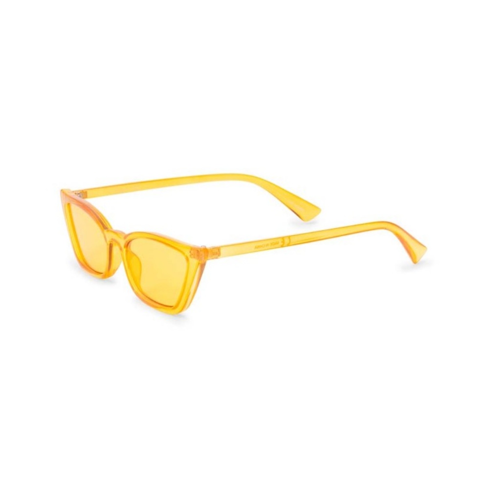 ❌SOLD❌NWOT Ban.do Yellow Sharp Cateye Sunglasses - Picture 3 of 6